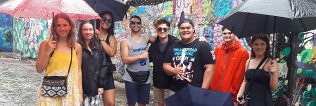 Students in Sao Paulo with Latin America CAPE