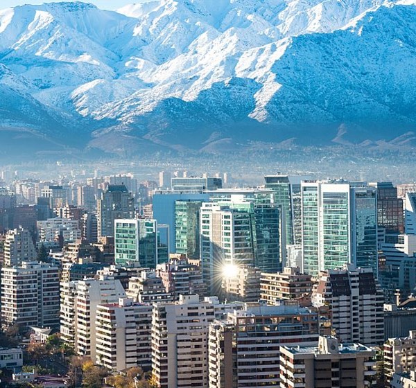 Chile Santiago hills