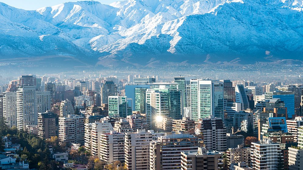 Chile Santiago hills